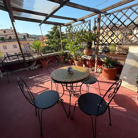 Apartmán Ponte Milvio Rooftop Terrace *