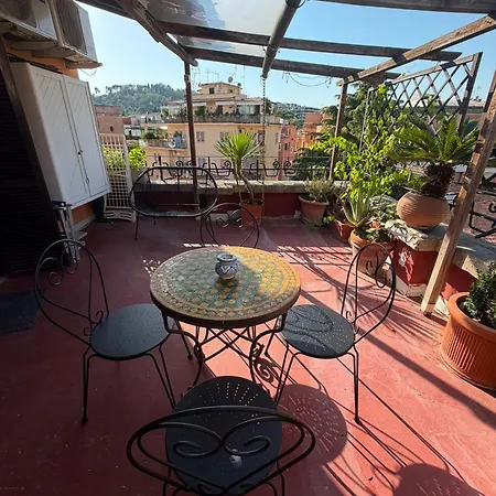 Ponte Milvio Rooftop Terrace Appartement *